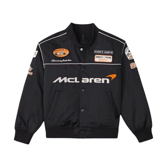 Handmade McLaren Bomber Jacket – Formula 1 Racing Jacket