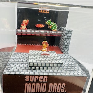 Mario 1 from NES diorama
