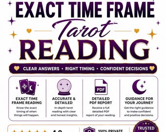 Leitura de Tarot com Previsão de Tempo Exato | Quando Acontecerá? | Previsão Precisa do Tempo | Insights sobre Amor, Carreira e Futuro