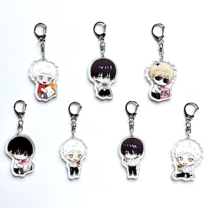 The Summer Hikaru Died Acrylic Keychain, Double-sided Acrylic Keychain, Hikaru, Yoshiki, Anime Gifts for friends, Anime Keychain