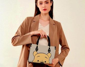 Pooh Big Face Crossbody Waist Bag, Leather Bag / Disney World Trip 2026 Leather Wallet