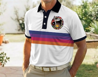 Hail Mary Mission Patch Polo Shirt, Sci-Fi Space Inspired Shirt, Ryland Grace Design, Casual Short Sleeve Fan Gift