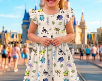 A Bug's Life Ruffle Dress, Disneyland A Bug's Land Family Dress, Disneyland Vacation Trip 2026