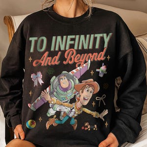 To Infinity and Beyond Buzz Lightyear Woody Comfort Color Shirt, Disney Pixar Toy Story Buzz Lightyear Tee, Family Vaction Trip 2026 bild 6