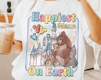 Camiseta Disney Tarzan Kala La Mejor Mamá del Mundo, Camiseta La Mamá Más Feliz del Mundo, Feliz Día de la Madre, Viaje de Vacaciones Familiares 2026