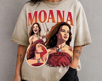Moana Gradient Washed Oversize T-Shirt  Gradient Washed Oversize T-Shirt, Disney Princess Tee, Disney Vacation Shirt