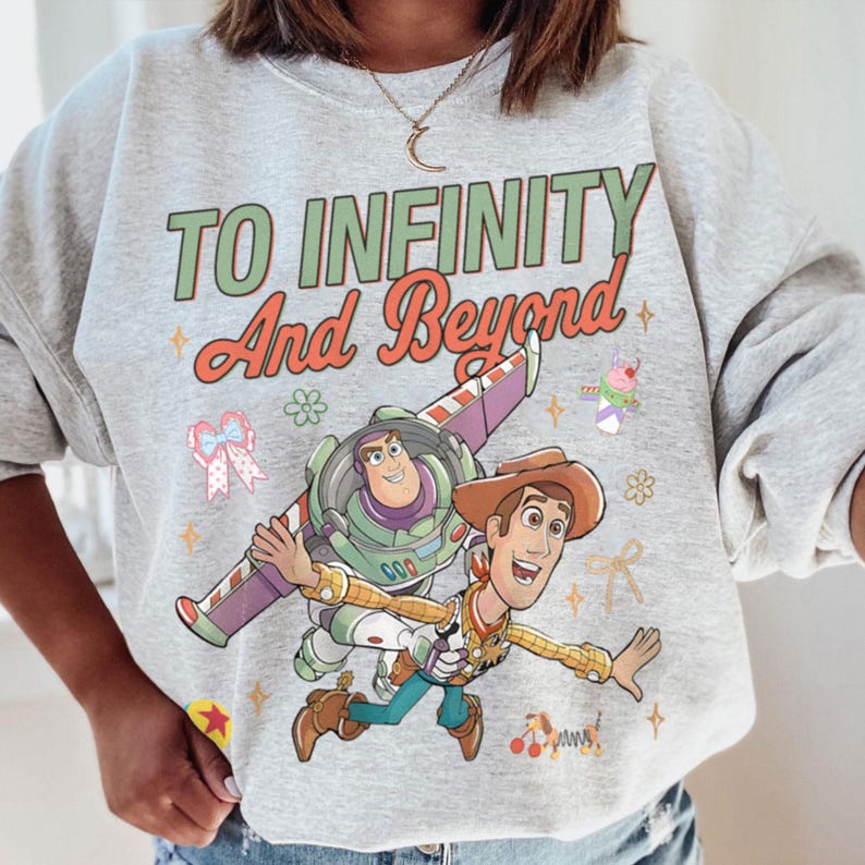 To Infinity and Beyond Buzz Lightyear Woody Comfort Color Shirt, Disney Pixar Toy Story Buzz Lightyear Tee, Family Vaction Trip 2026 bild 5