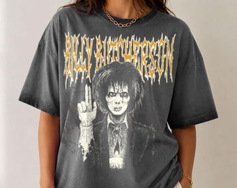 Billy Butcherson Hocus Pocus Gradient Washed Oversize T-Shirt, Vintage 90s Metal Shirt, Disney Halloween Shirt