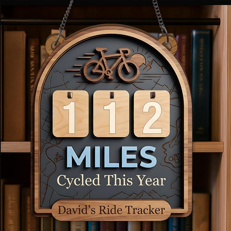 Cycling Miles Counter - Etsy UK