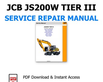 Onderhoudshandleiding JCB JS200W pdf downloaden, reparatiegids en onderhoud downloaden