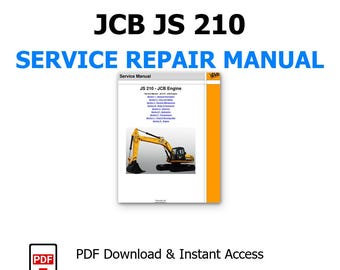 Onderhoudshandleiding JCB JS 210 Download pdf, reparatiehandleiding en onderhoud