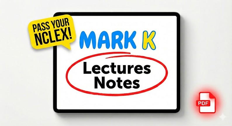 Mark Klimek NCLEX Review Notes Lectures 1-12 | Nursing School Study