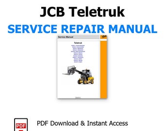 JCB Teletruk-servicehandleiding pdf downloaden, reparatiegids en onderhoud downloaden
