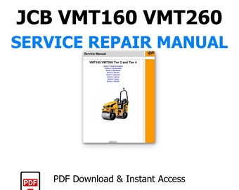 JCB VMT160 Onderhoudshandleiding VMT260 Download pdf, reparatiehandleiding en onderhoud