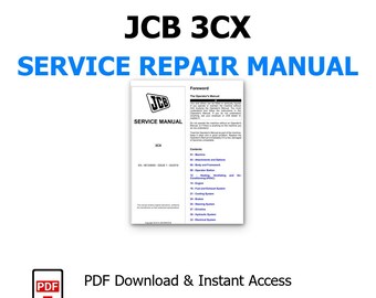Ladda ner PDF för JCB 3CX servicemanual, reparationsguide och underhåll