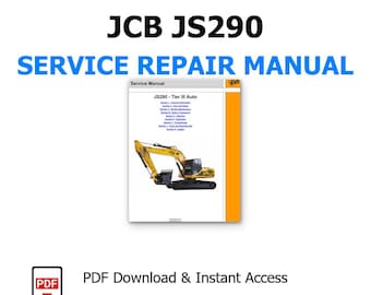 Onderhoudshandleiding JCB JS290 pdf downloaden, reparatiegids en onderhoud downloaden