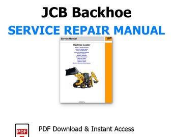Onderhoudshandleiding JCB graaflaadcombinaties pdf downloaden, reparatiehandleiding en onderhoud