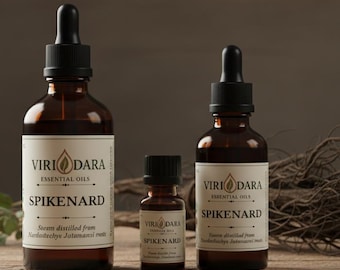 Organic Spikenard Essential Oil – Steam Distilled, Natural Perfume