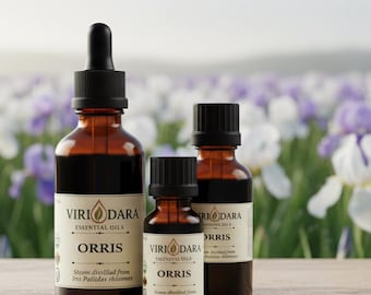Organic Orris Essential Oil – Steam Distilled, Iris pallida