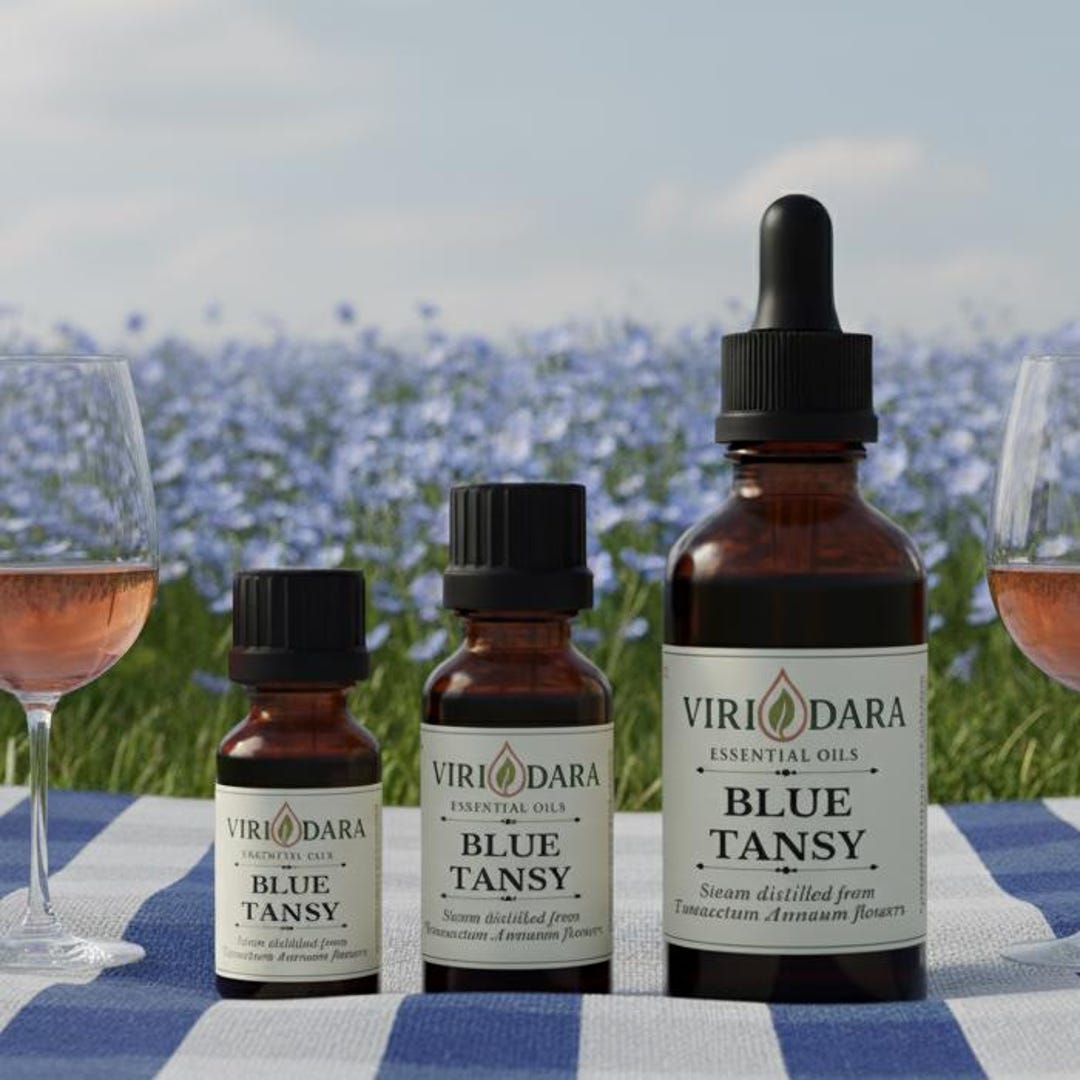 Organic Blue Tansy Essential Oil: Steam Distilled, Morocco - Etsy