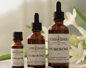 Organic Tuberose Essential Oil – Hydro-Distilled Floral Aroma