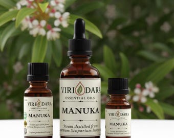 Organic Manuka Essential Oil – Steam-Distilled, New Zealand Origin