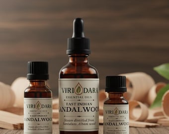 Organic East Indian Sandalwood Essential Oil – Steam Distilled