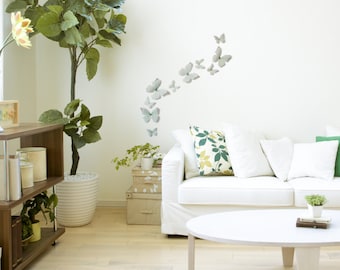 3D Wall Butterflies Princess Greens- Set of 10