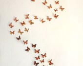 3D Wall Monarchs- set of 50