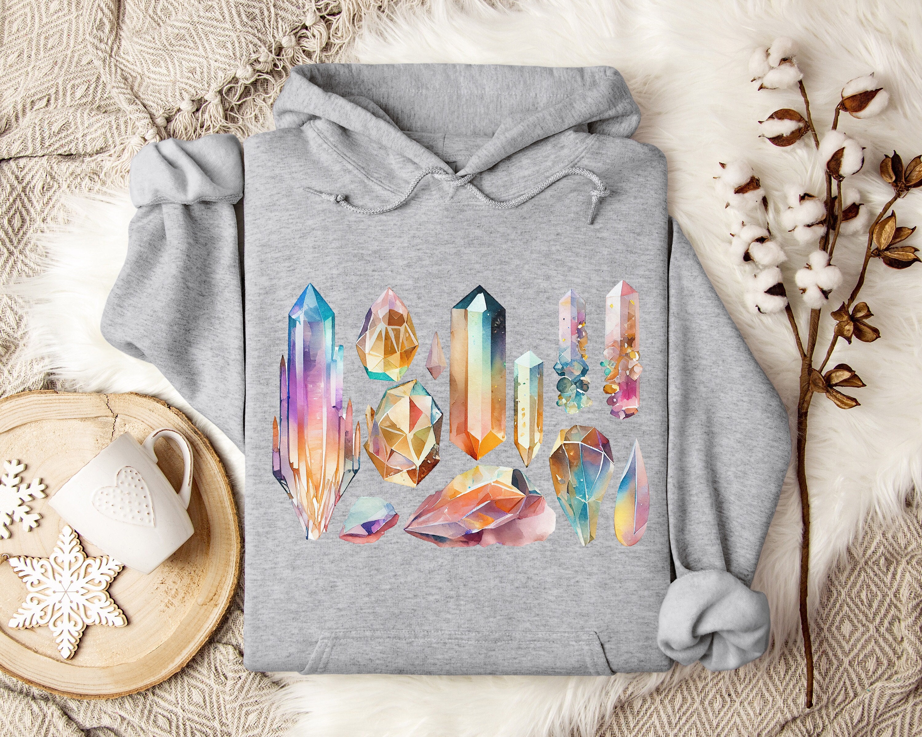 Crystal Gems Hoodie Etsy
