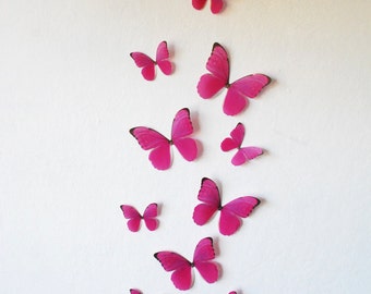 3D Hot Pink Morphos- Set of 10