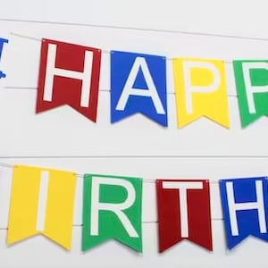 Train Happy Birthday Banner - Second Birthday Party Chugga Chugga Two Two Theme - Railroad Party - Toddler Birthday
