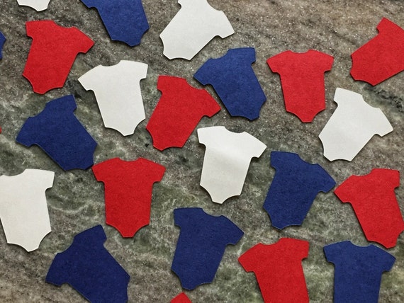 red white and blue onesie