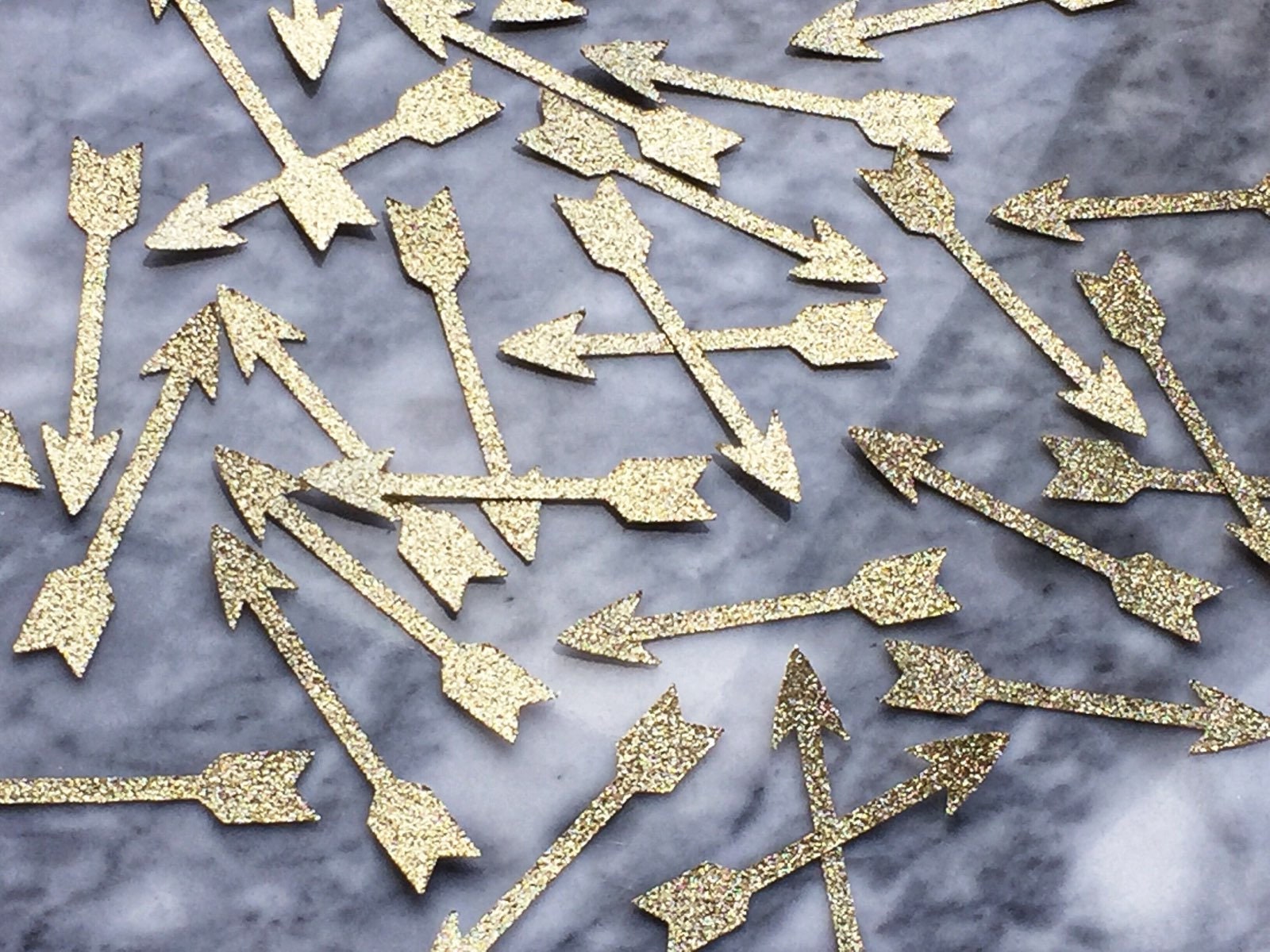 Gold Arrow Confetti Tribal Confetti Boho Theme Wild One Party Choose Your Color Gold Glitter Dreamcatcher Party Set of 75