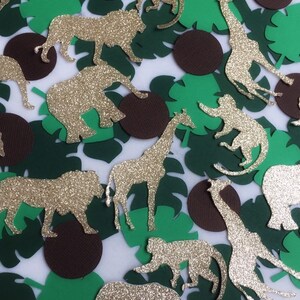 Kreatwow 200pcs Giraffe Confetti For Baby Shower & Safari Party Decor