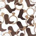 Boots and Ring Confetti - Nash Bachelorette - Lets Get Nashty - Nashlorette Confetti - Cowgirl Bride - Last Ride Party