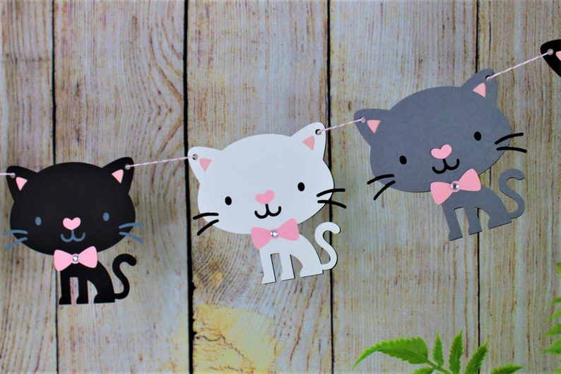 Cat Confetti, Cat Decorations, Cat Party Supplies, Pet Theme, Pet Decorations, Table - View #8