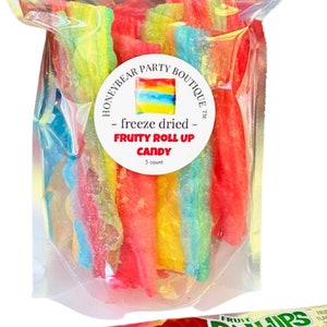 Freeze Dried Fruity Roll Ups  - Freeze Dried Candies - Freeze Dried Candy