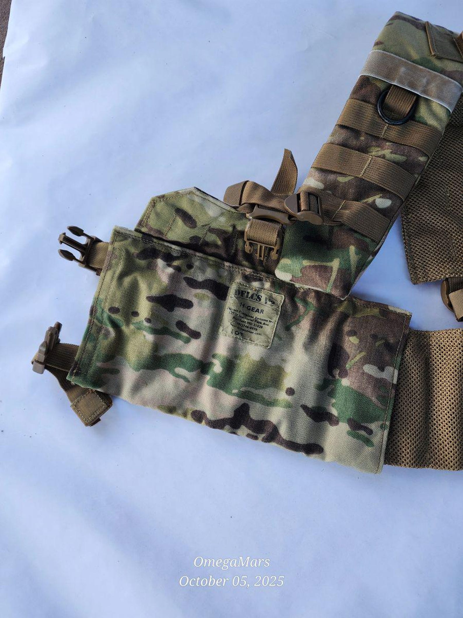 Ltcol Defensor Fortis Defensor Fortis Load Carrying System Multicam H-gear Mav Tactical Vest ...