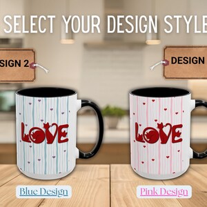 Cat Lover Mug, Cat Mom Mug, Cat Dad Gift, Cat Lover Gift, Ceramic Coffee Cup, Valentine Cat Gift image 2