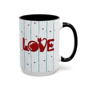 Cat Lover Mug, Cat Mom Mug, Cat Dad Gift, Cat Lover Gift, Ceramic Coffee Cup, Valentine Cat Gift image 11