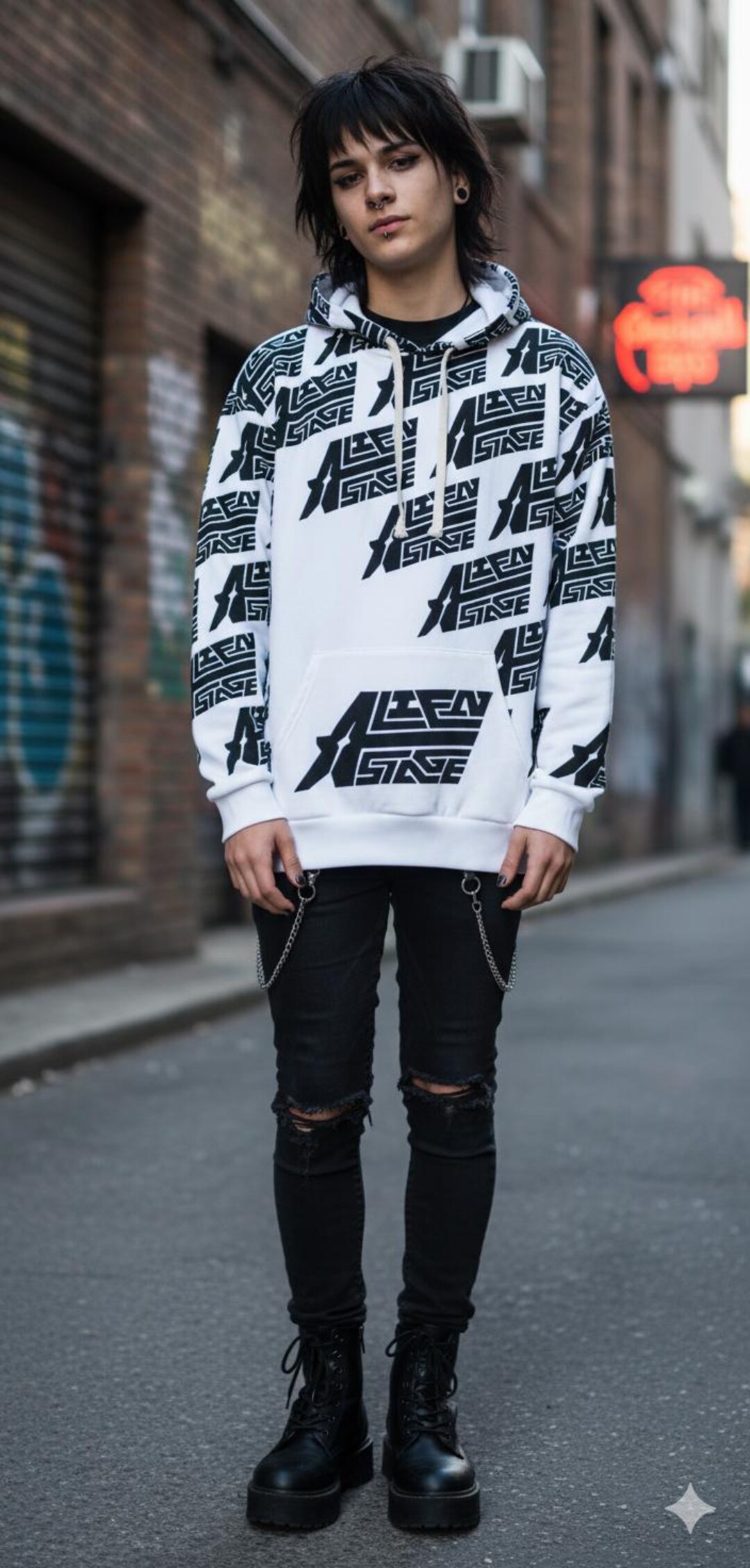 ALNST Alien Stage Hoodie - Anime Fans, Alienstage Merch, Band