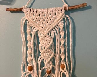Decoración de pared de macramé