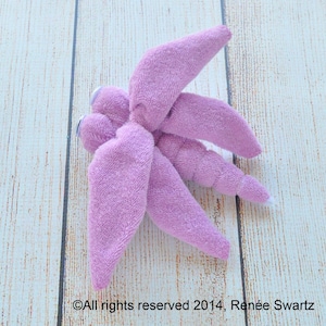 Baby Washcloth Dragonfly, WashAgami ™, Instructional Video