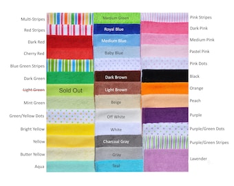 Baby Washcloths - Your Choice - 10 Pack, Facial Cloths, Washable Sanitizing Wipes