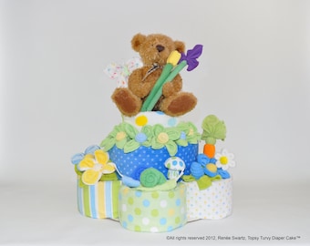 Diaper Cake How To, Basic 2 & 3 Layer Instructional Video