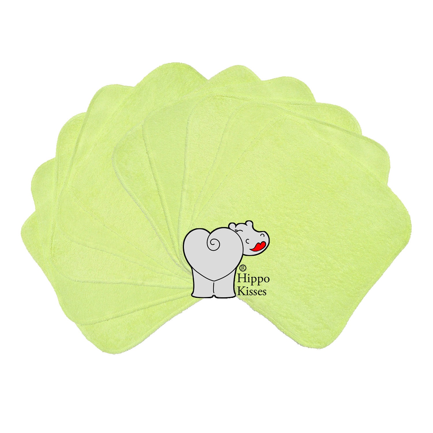 Baby Washcloths Mint Green 10 Pack Facial Cloths Washable Etsy Australia