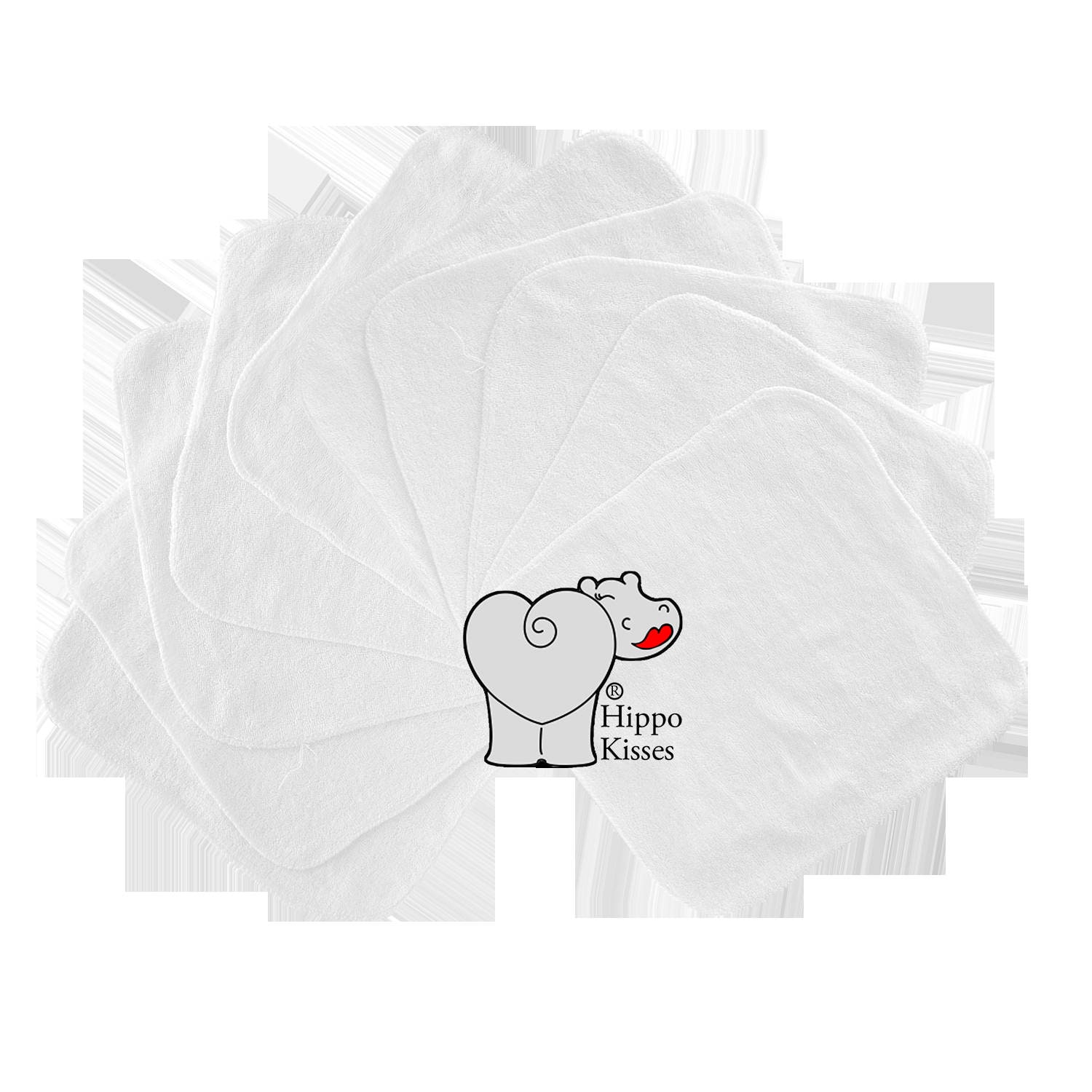 Baby Washcloths White 10 Pack Etsy