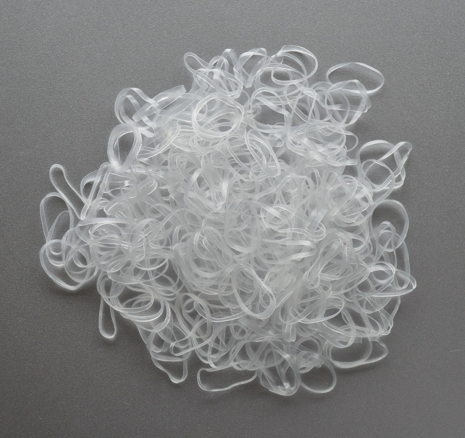 800 Small clear rubber bands Etsy