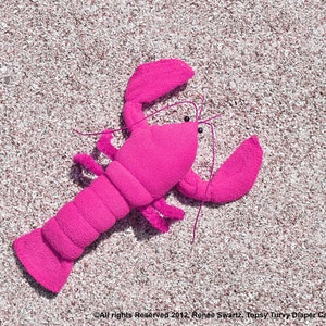 Baby Washcloth Lobster, Crawfish for Diaper Cake Instructional Video Sale image 4